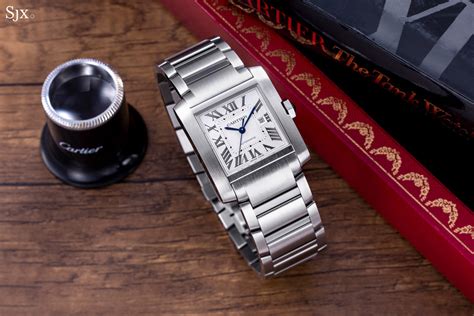 cartier mens tank watch|cartier tank française watch.